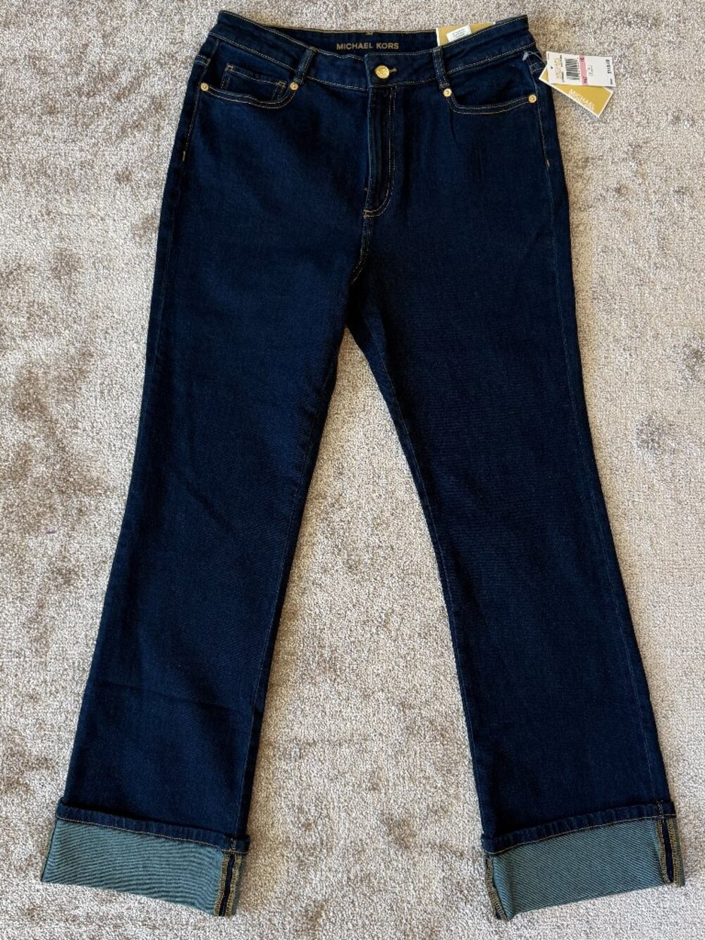 MSRP $110 - MICHAEL KORS Women's Size 10 Selma Bootcut High Rise Jeans-99%Cotton
